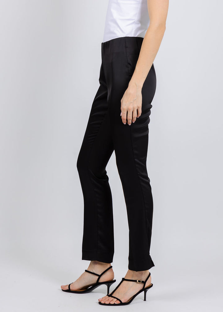 Peace of Cloth Satin Annie Pants in Black available at Barbara Katz