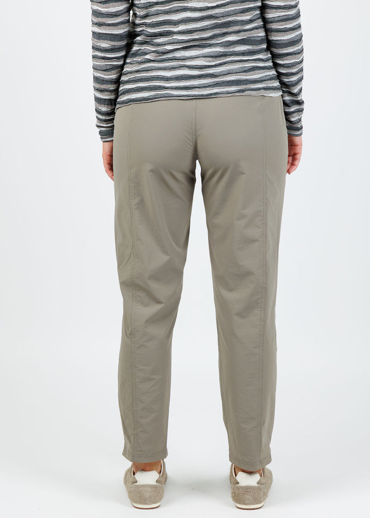 Peace of Cloth Ash Zip Pull-On Pants in Mink available at Barbara Katz