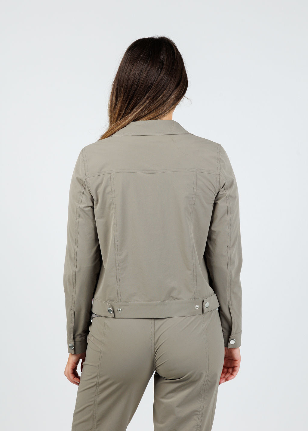 Peace of Cloth Ruby Jean Jacket in Mink available at Barbara Katz