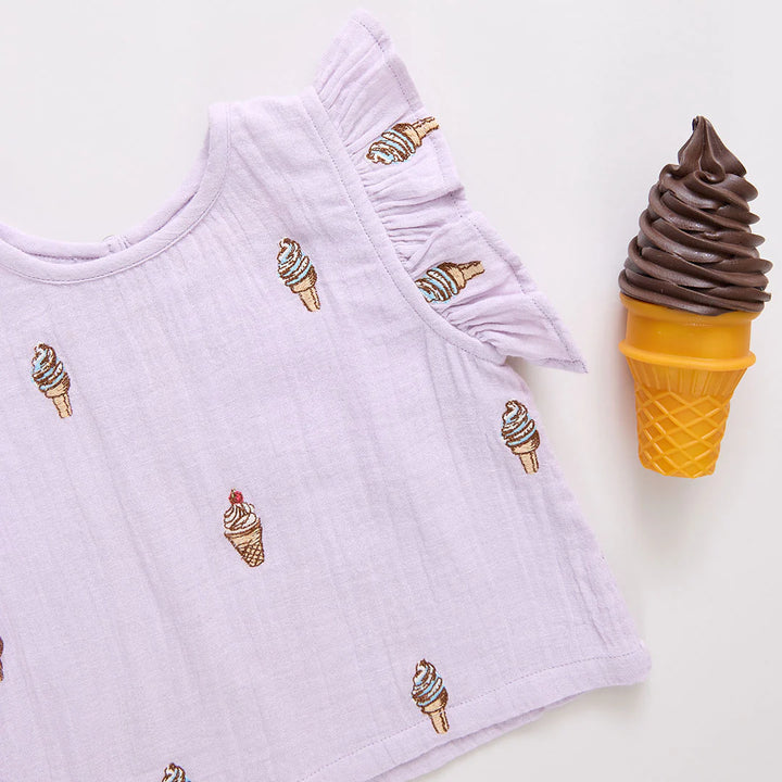 Pink Chicken Baby Girls Roey 2-Piece Set - Lavender Soft Serve available at Barbara Katz
