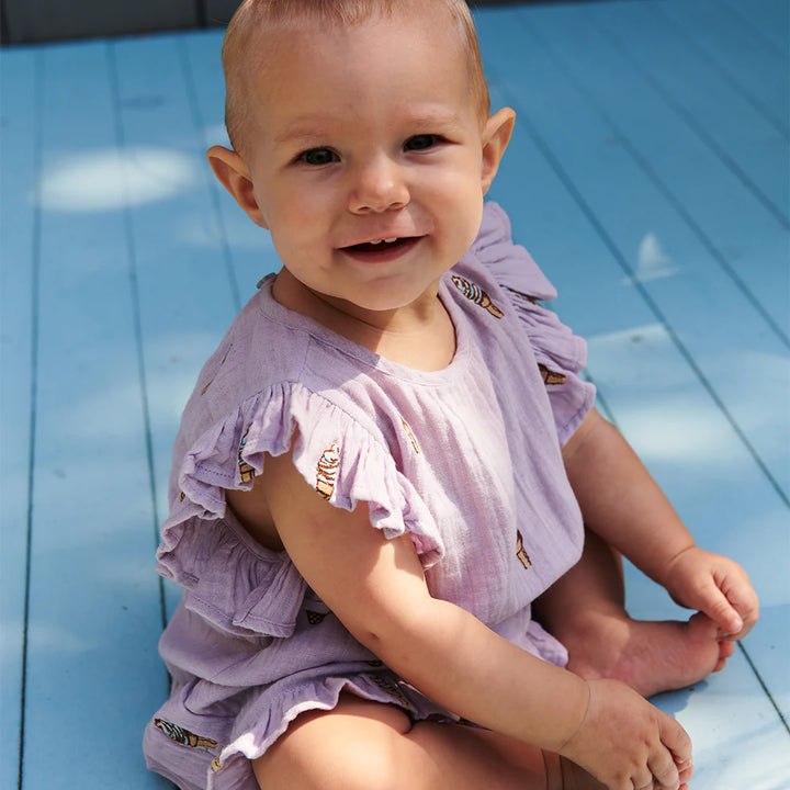 Pink Chicken Baby Girls Roey 2-Piece Set - Lavender Soft Serve available at Barbara Katz