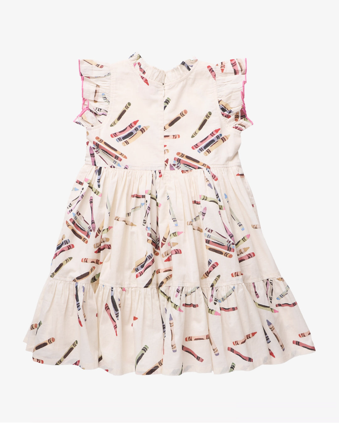Pink Chicken Girls Jennifer Dress in Tossed Crayons available at Barbara Katz
