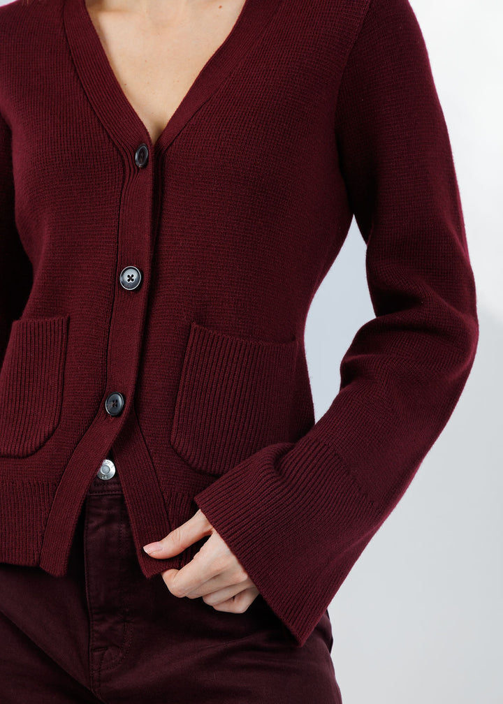 Pistola Aeron Sweater in Claret available at Barbara Katz