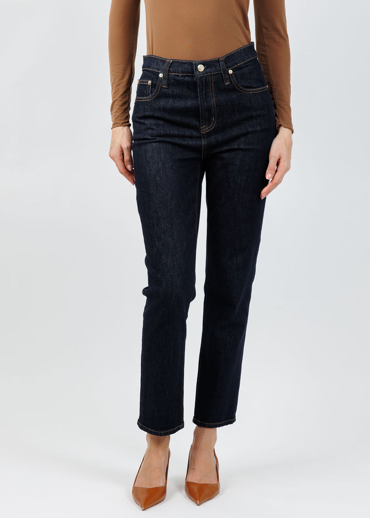 Pistola Bri Ankle Straight Leg Jeans in Nightfall available at Barbara Katz