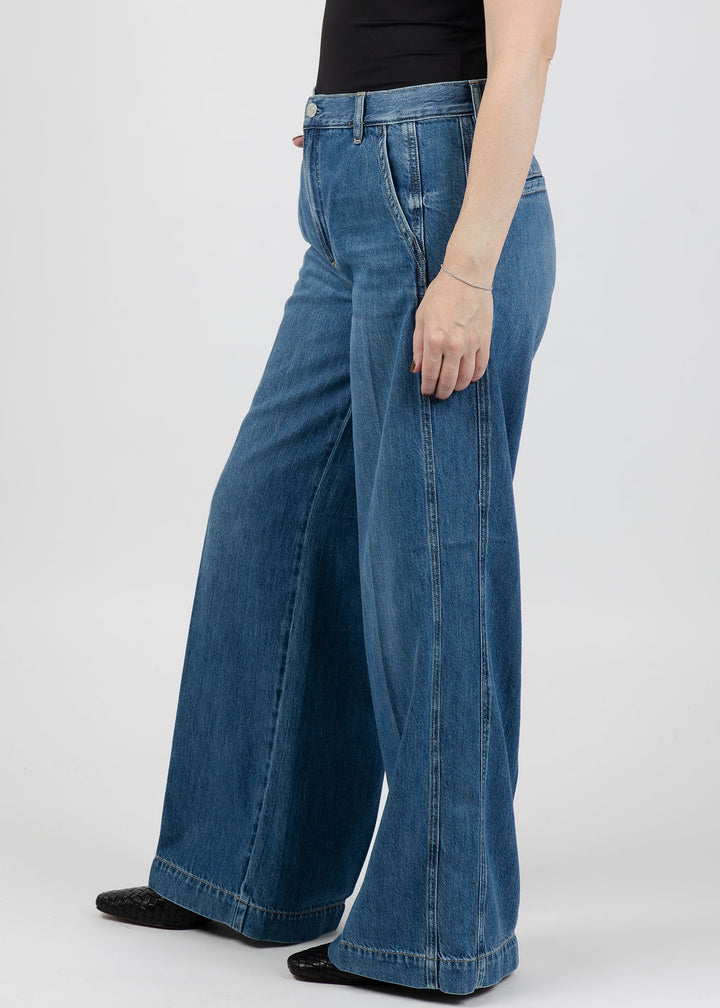 Pistola Jadyn Low Slung Palazzo Jeans in Imagine available at Barbara Katz