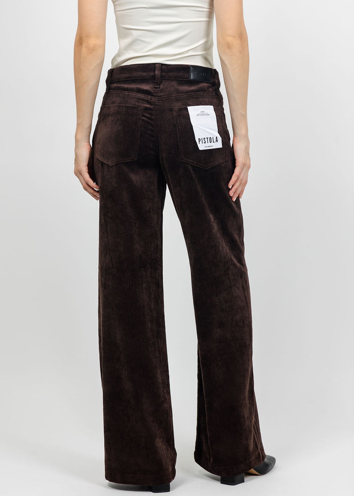 Pistola Jadyn Low Slung Palazzo Jeans in Mocha available at Barbara Katz