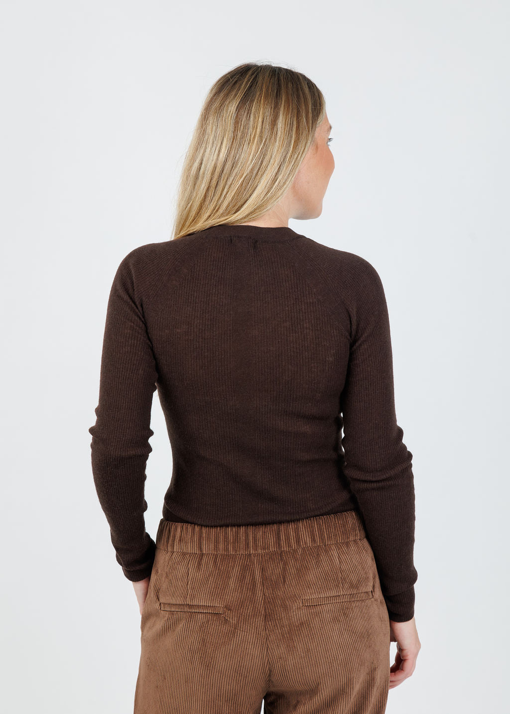 Pistola Juno Sweater in Mocha available at Barbara Katz