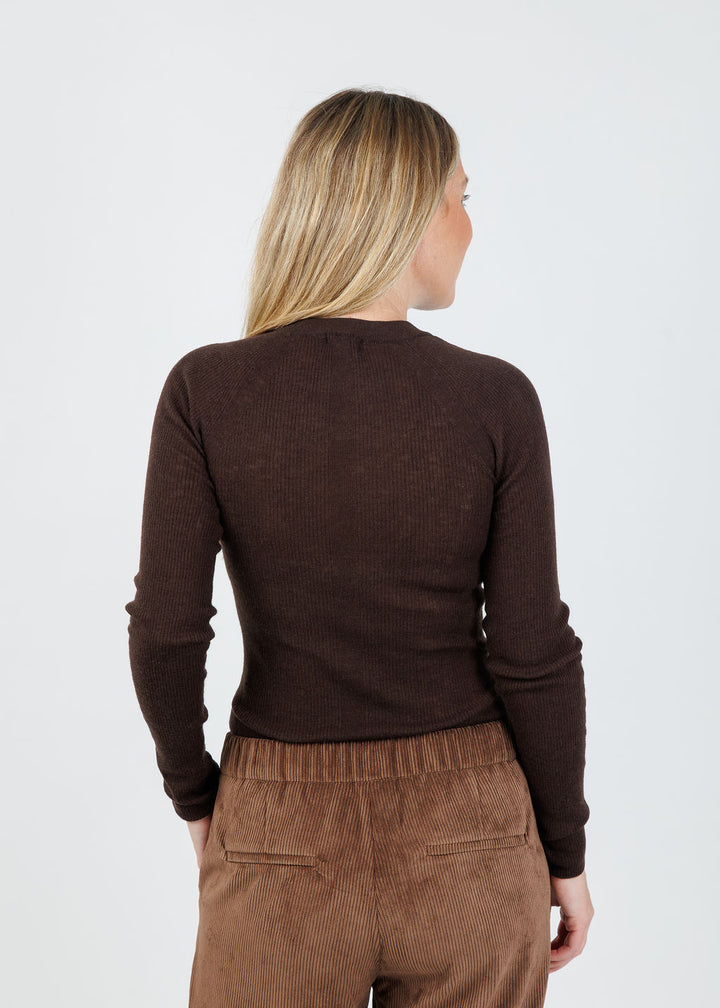 Pistola Juno Sweater in Mocha available at Barbara Katz