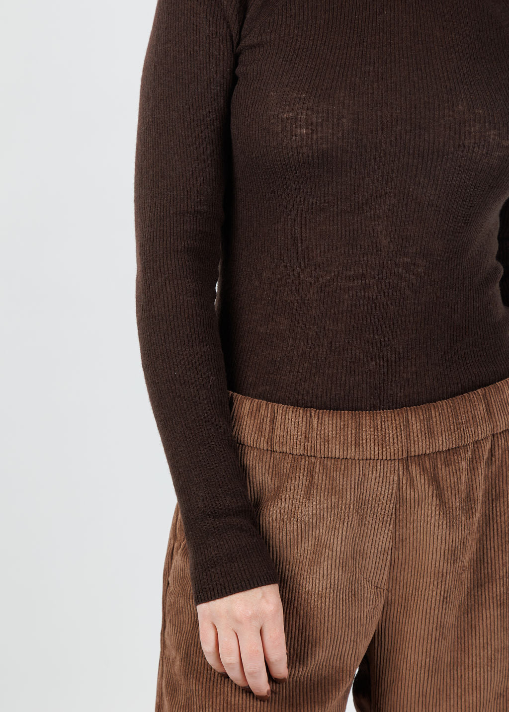 Pistola Juno Sweater in Mocha available at Barbara Katz