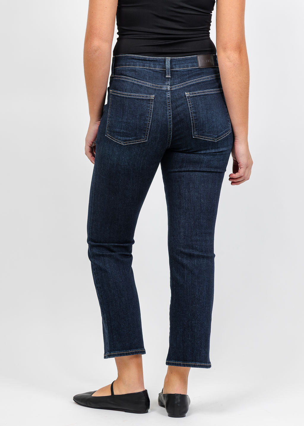 Pistola Lennon High Rise Crop Boot Jeans in Starstruck available at Barbara Katz