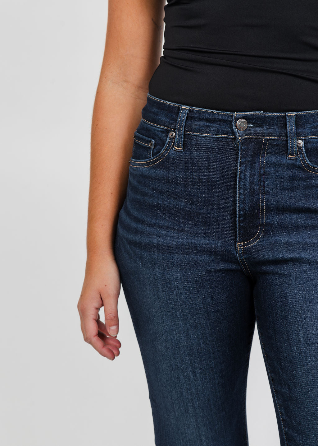 Pistola Lennon High Rise Crop Boot Jeans in Starstruck available at Barbara Katz