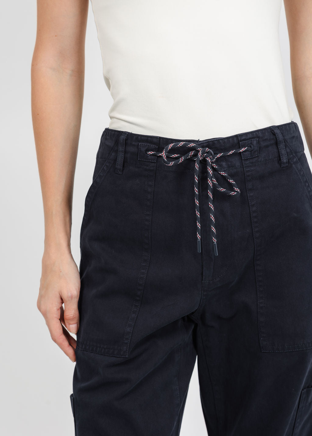 Pistola Sabrina Curved Utility Pants in Nautical available at Barbara Katz