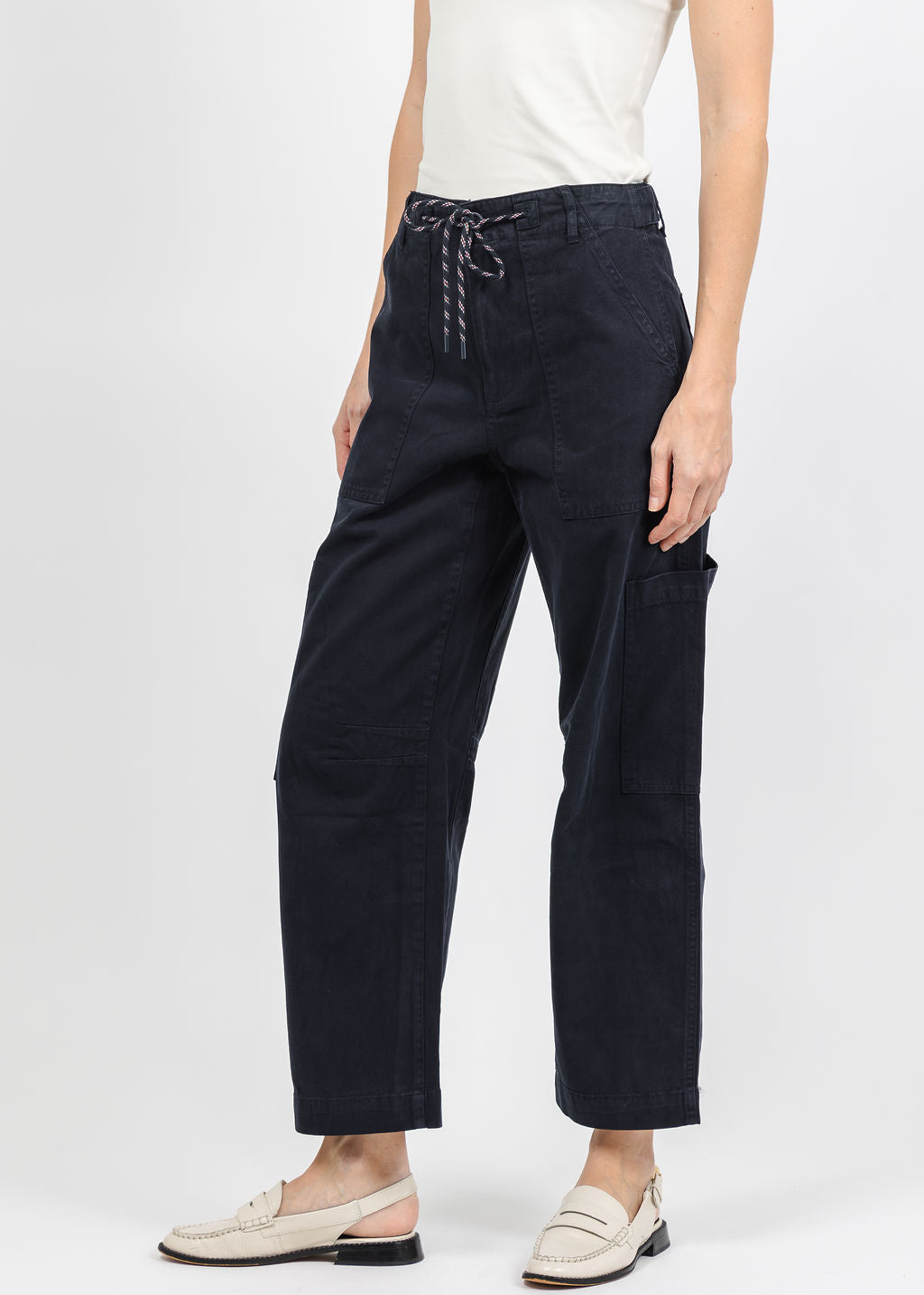 Pistola Sabrina Curved Utility Pants in Nautical available at Barbara Katz