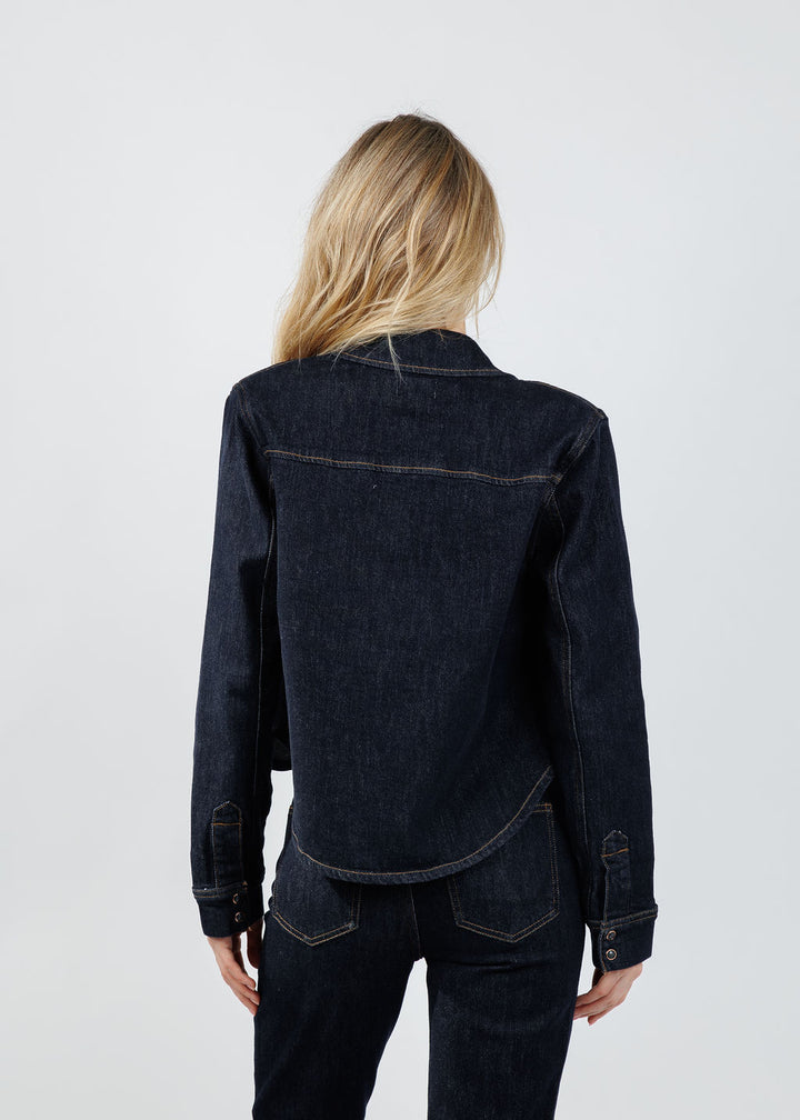 Pistola Thea Jacket in Nightfall available at Barbara Katz