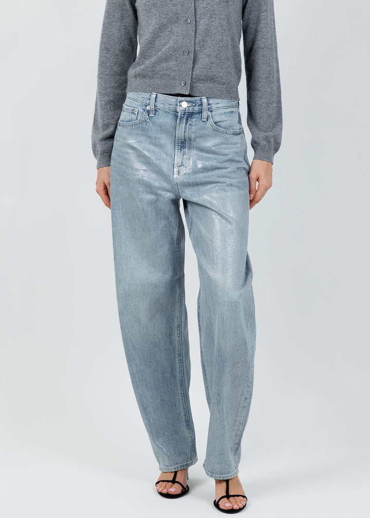 Pistola Wes High Rise Barrel Jeans in Spellbound available at Barbara Katz