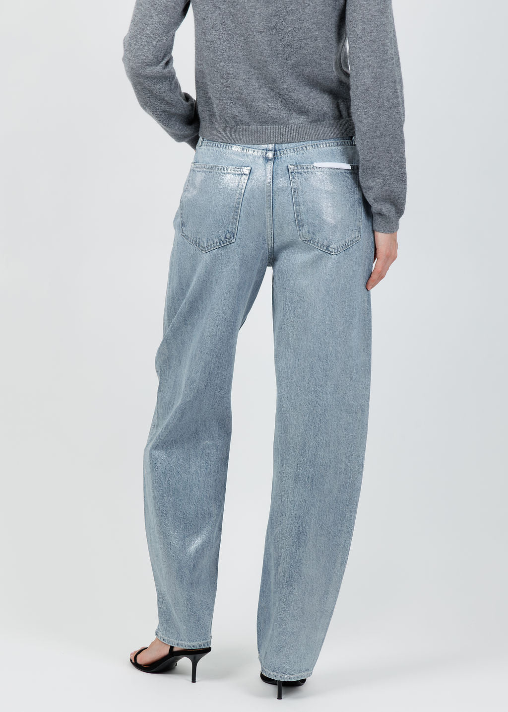 Pistola Wes High Rise Barrel Jeans in Spellbound available at Barbara Katz