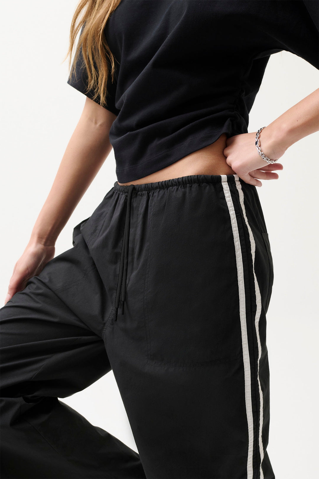 Pistola Bodie Sport Pants in Black available at Barbara Katz