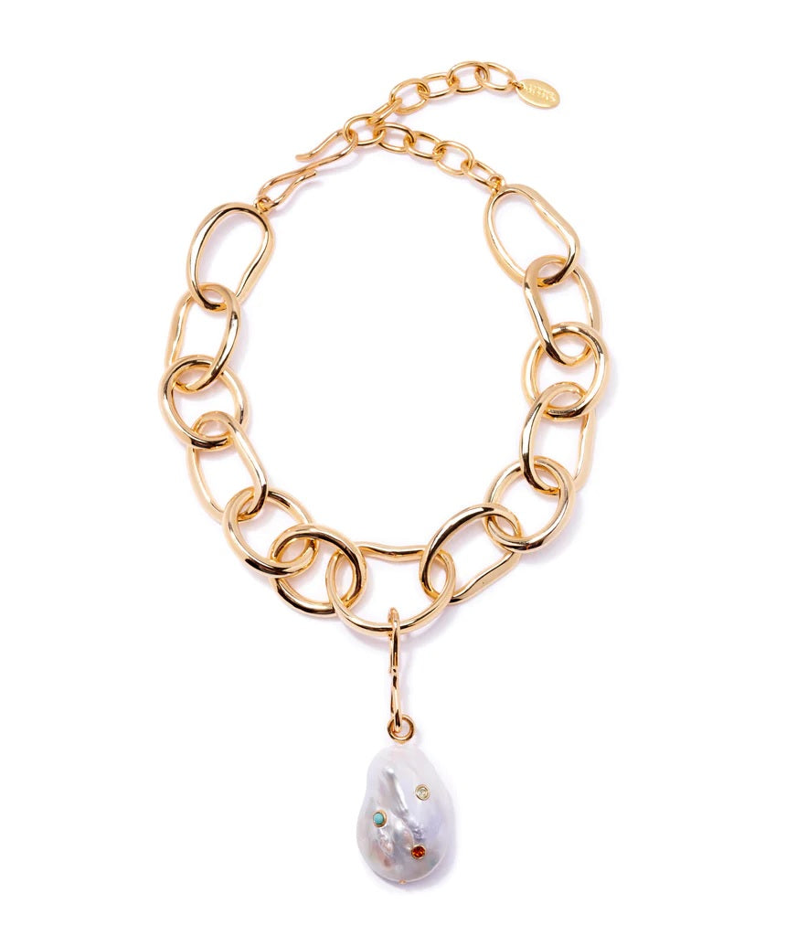 Lizzie Fortunato Porto Necklace in Rainbow Oasis