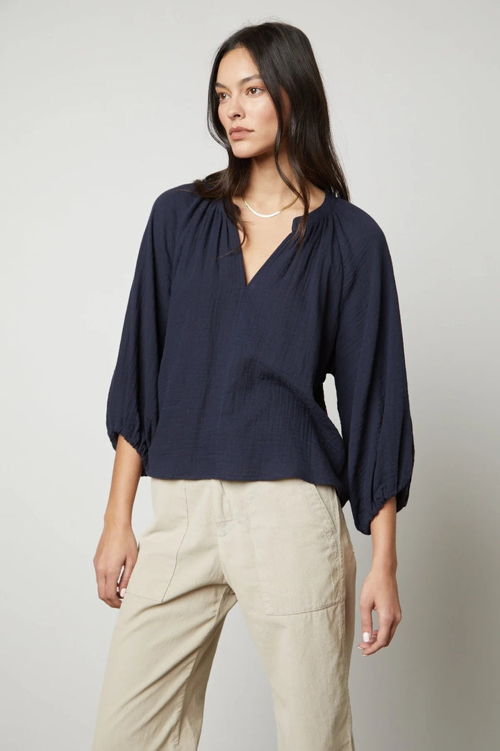 Velvet Posie Blouse