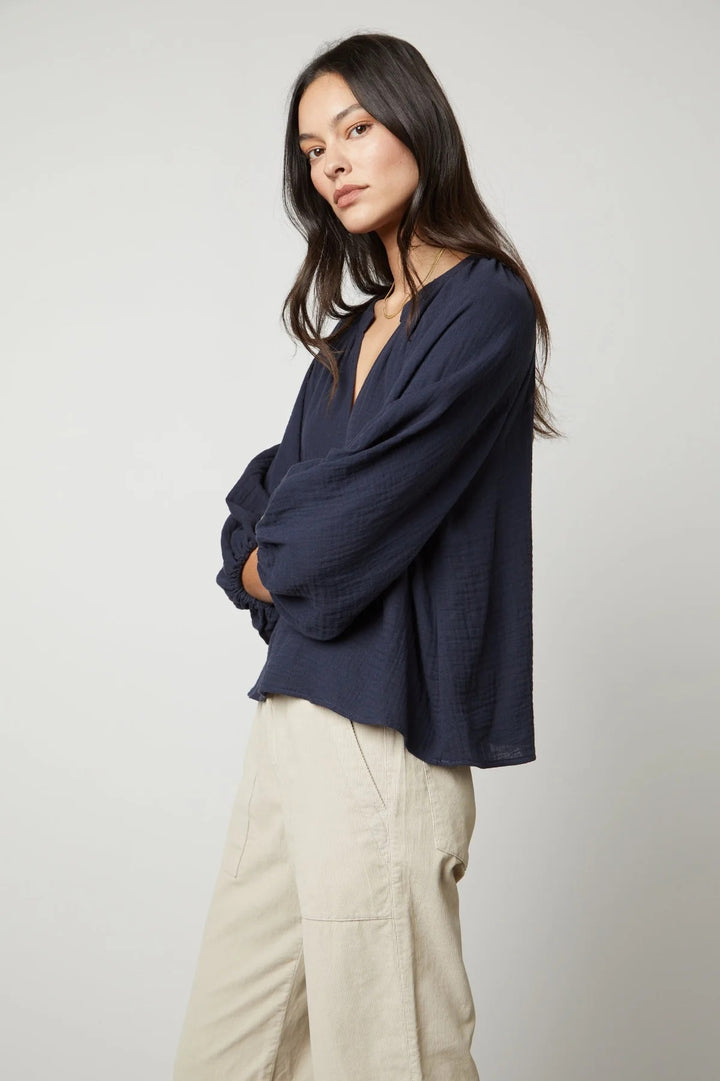 Velvet Posie Blouse