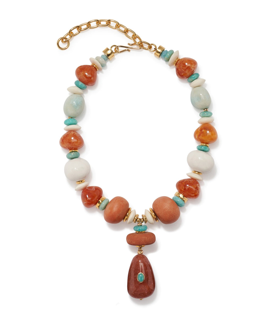 Lizzie Fortunato Andamento Necklace in Mandarina available at Barbara Katz