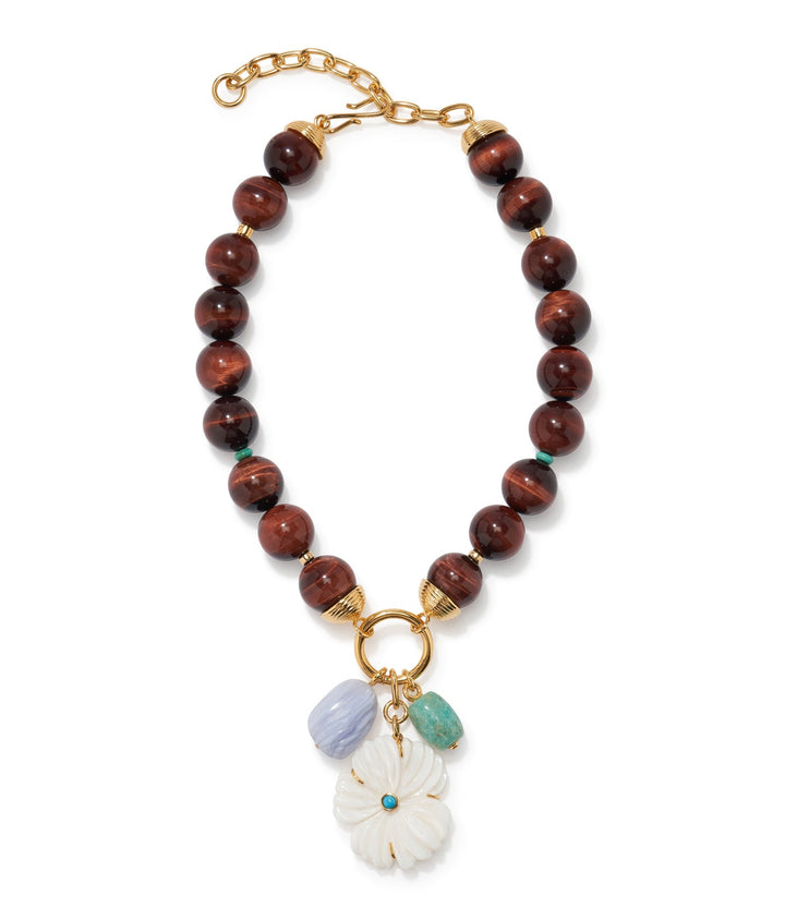 Lizzie Fortunato Desert Bloom Necklace in Multi available at Barbara Katz
