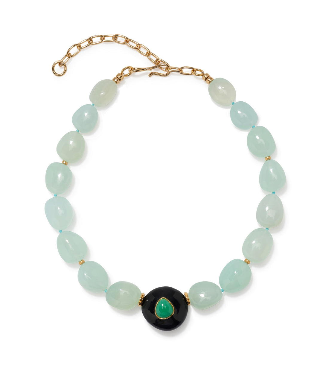 Lizzie Fortunato Andalusia Collar Necklace in Seafoam available at Barbara Katz