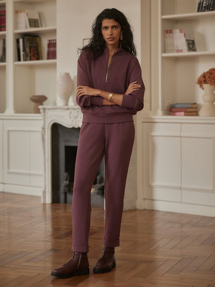 Varley The Rolled Cuff Pant 25" in Sassafras Marl available at Barbara Katz
