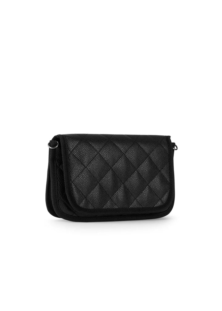 BK Rae Solo Black Pebbled Clutch Bag available at Barbara Katz