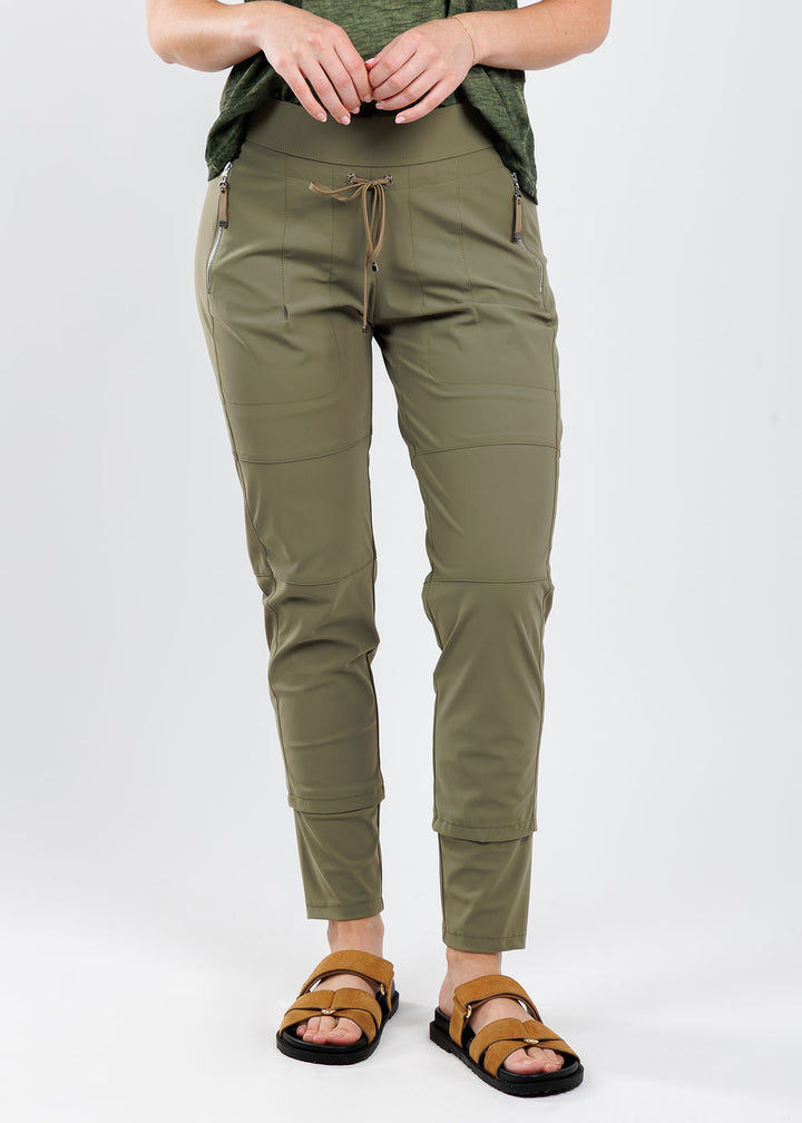 Raffaello Rossi Candy Pants in Dark Forest available at Barbara Katz