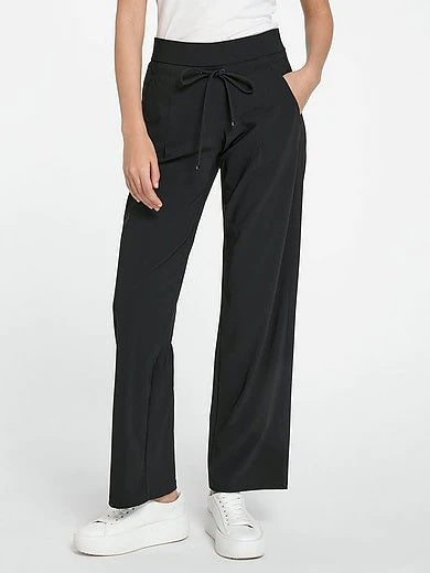 Raffaello Rossi Candice Straight Tech Pant - Black