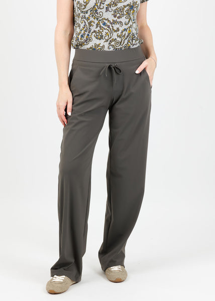 Raffaello Rossi Candice Straight Pants - Olive