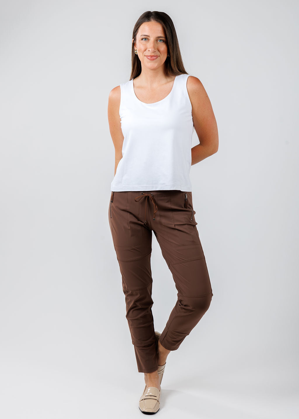 Raffaello Rossi Candy Pants - Copper available at Barbara Katz