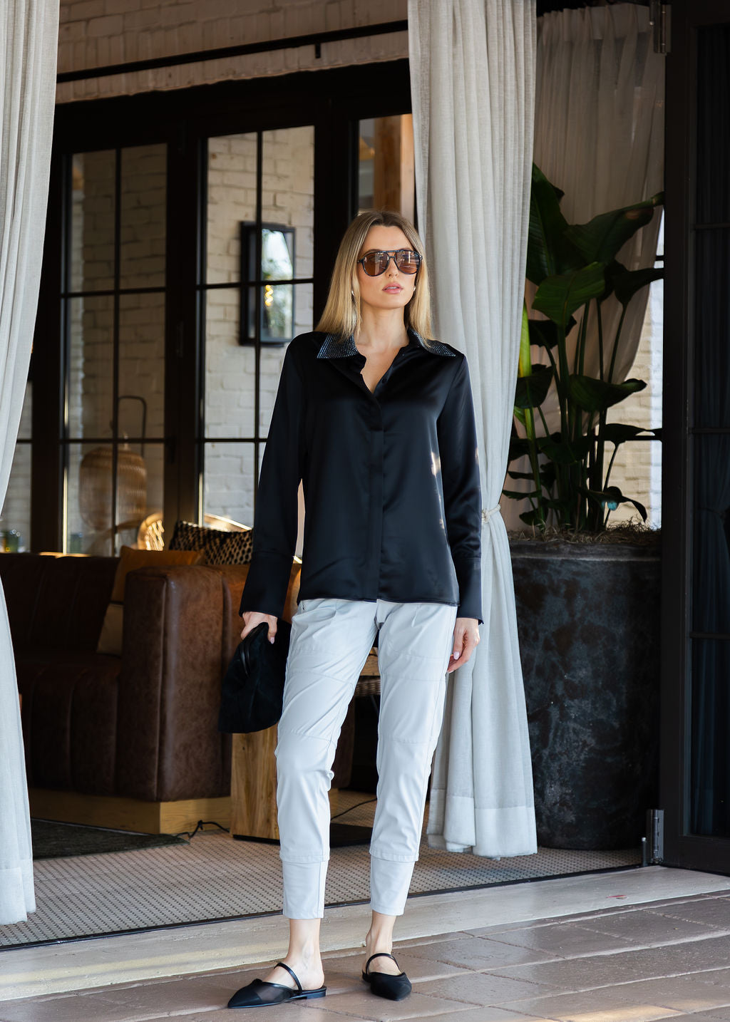 Raffaello Rossi Candy Pants - Light Grey – Barbara Katz