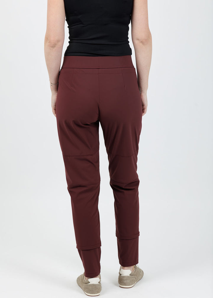 Raffaello Rossi Candy Pants in Burgundy available at Barbara Katz