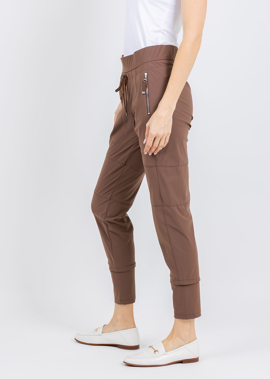 Raffaello Rossi Candy Pants in Copper available at Barbara Katz