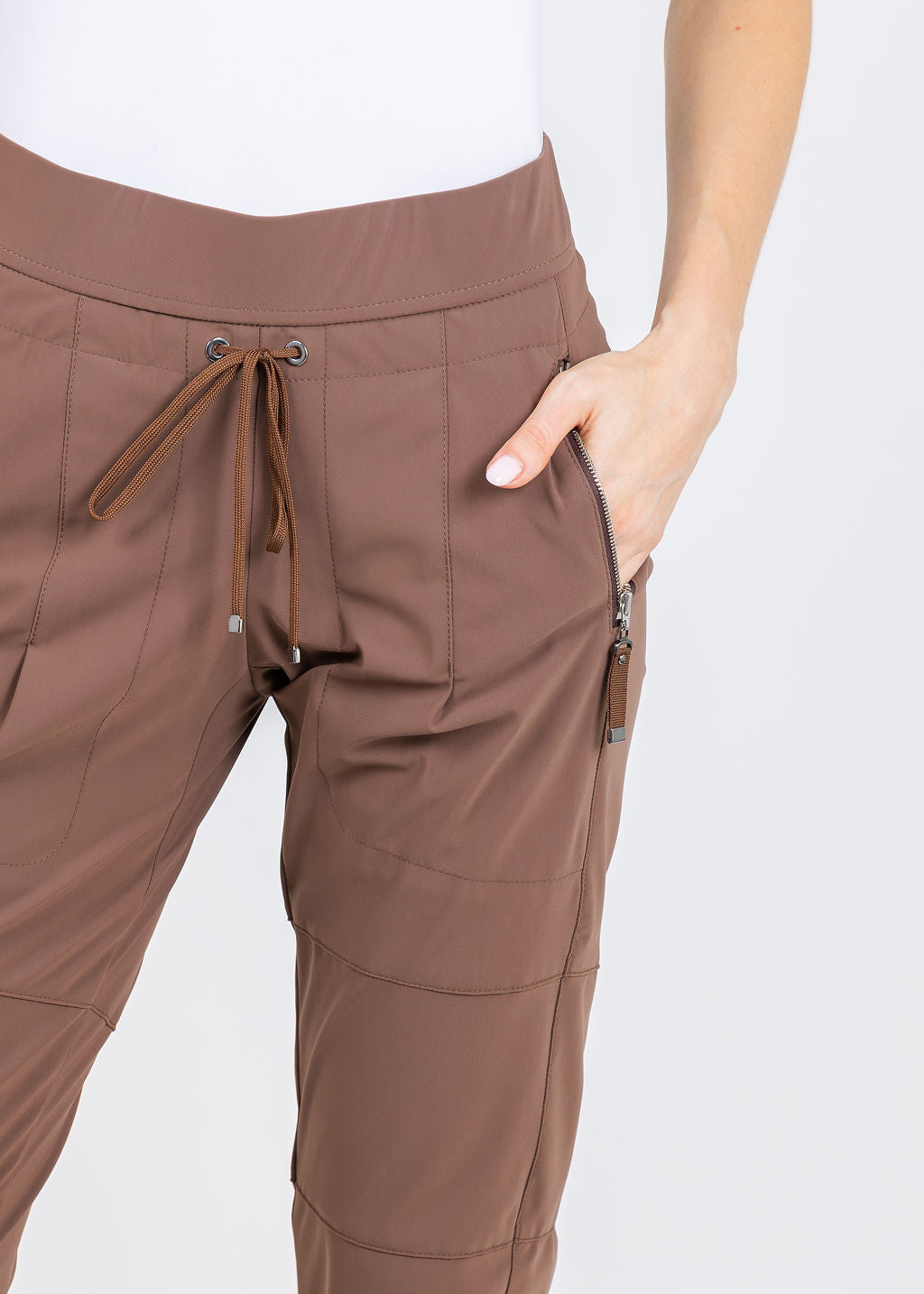 Raffaello Rossi Candy Pants in Copper available at Barbara Katz