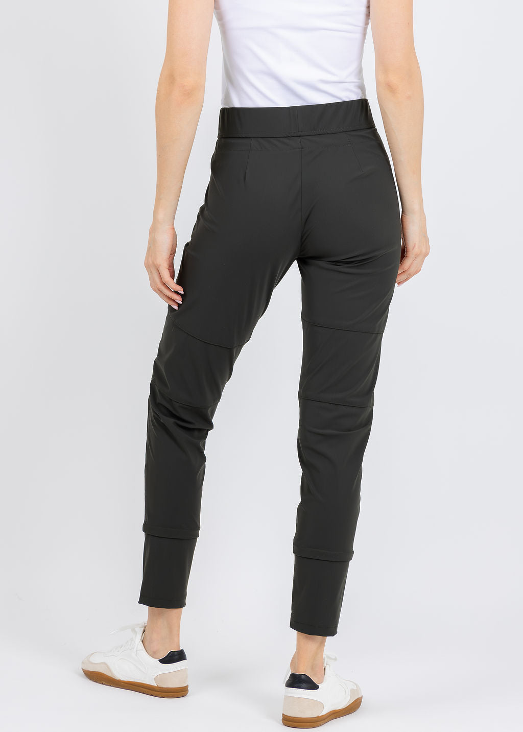 Raffaello Rossi Candy Pants in Dark Olive available at Barbara Katz