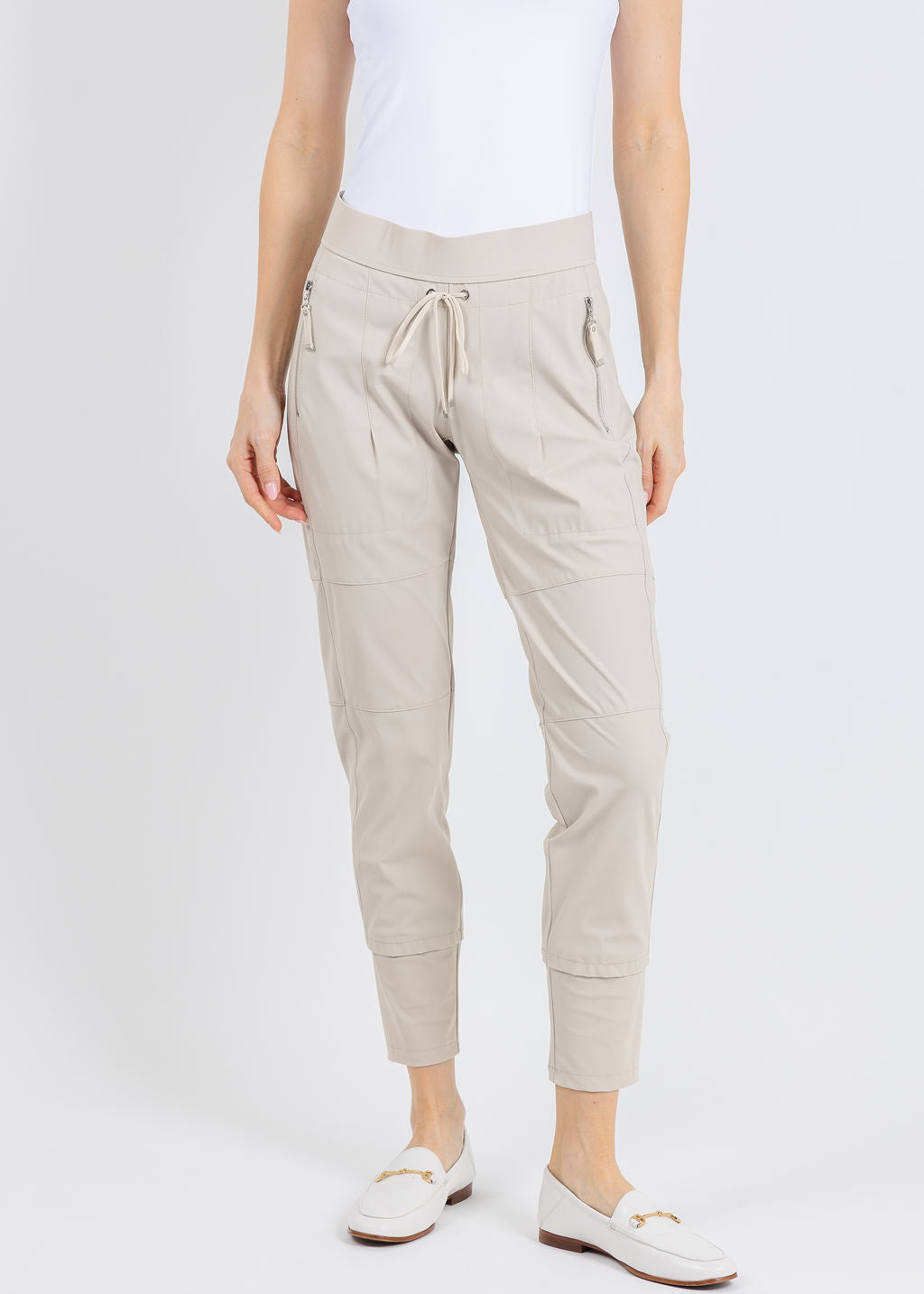 Raffaello Rossi Candy Pants in Kalk available at Barbara Katz
