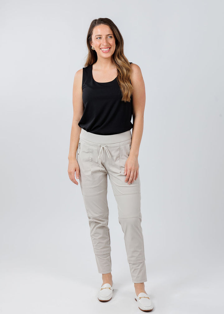 Raffaello Rossi Candy Pants in khalk available at Barbara Katz 