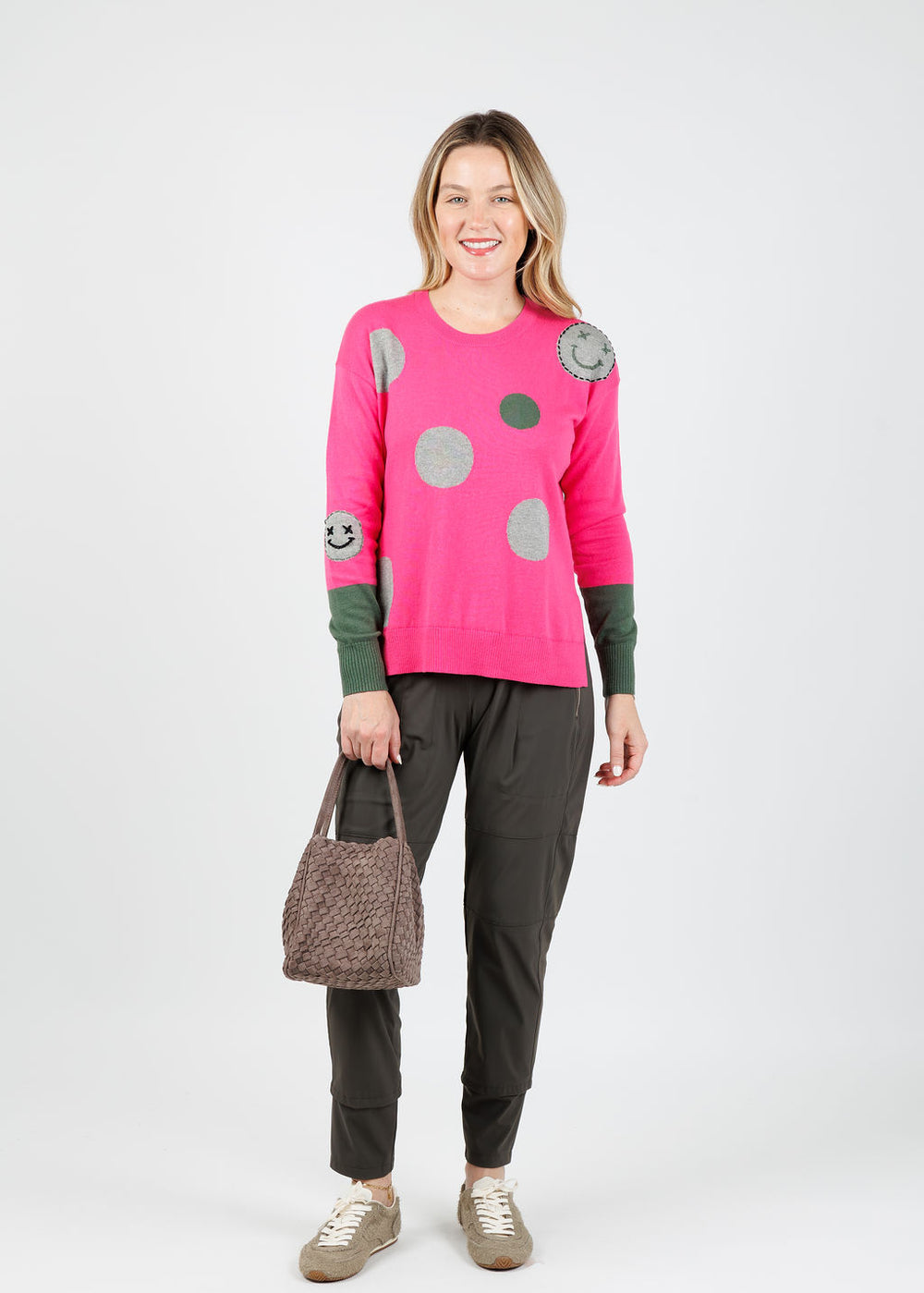 Raffaello Rossi Candy Pants in Olive available at Barbara Katz