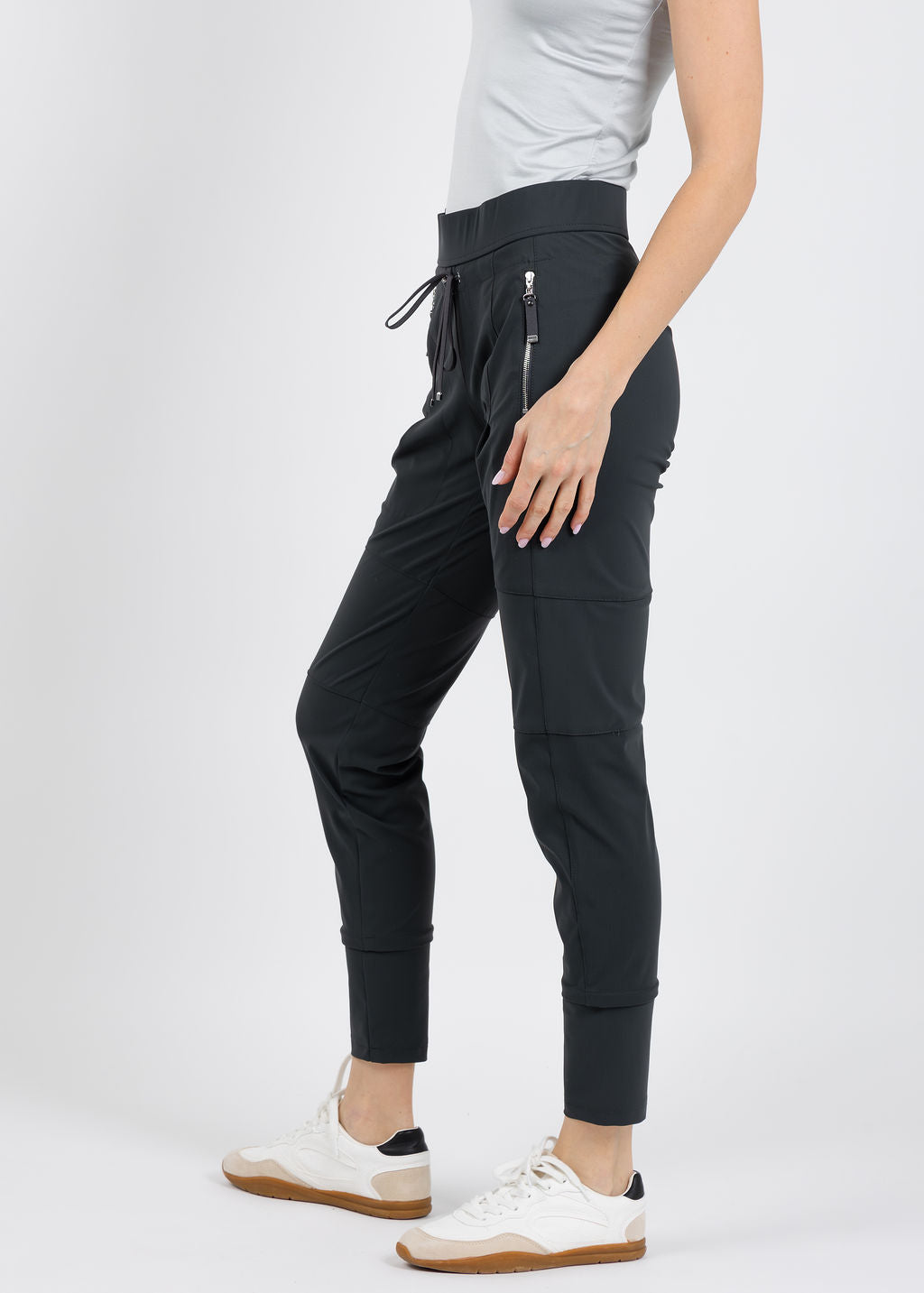 Raffaello Rossi Candy Pants in Slate Grey available at Barbara Katz
