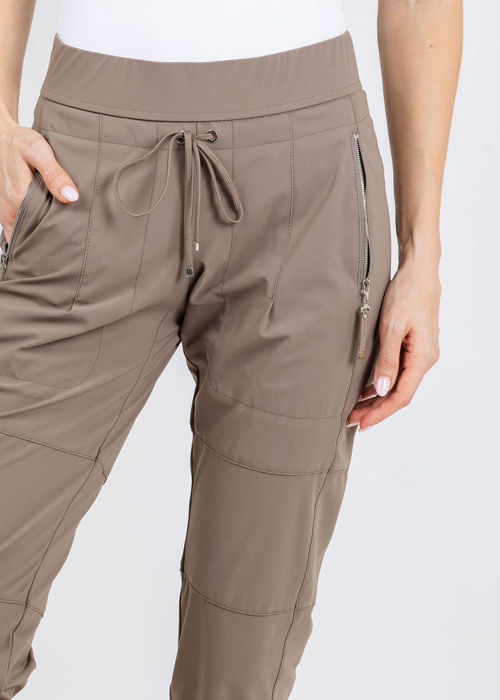 Raffaello Rossi Candy Pants in Taupe available at Barbara Katz