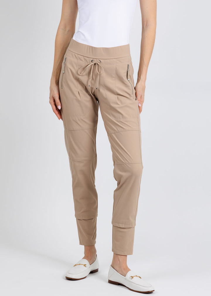 Raffaello Rossi Candy Pants in Warm Taupe available at Barbara Katz