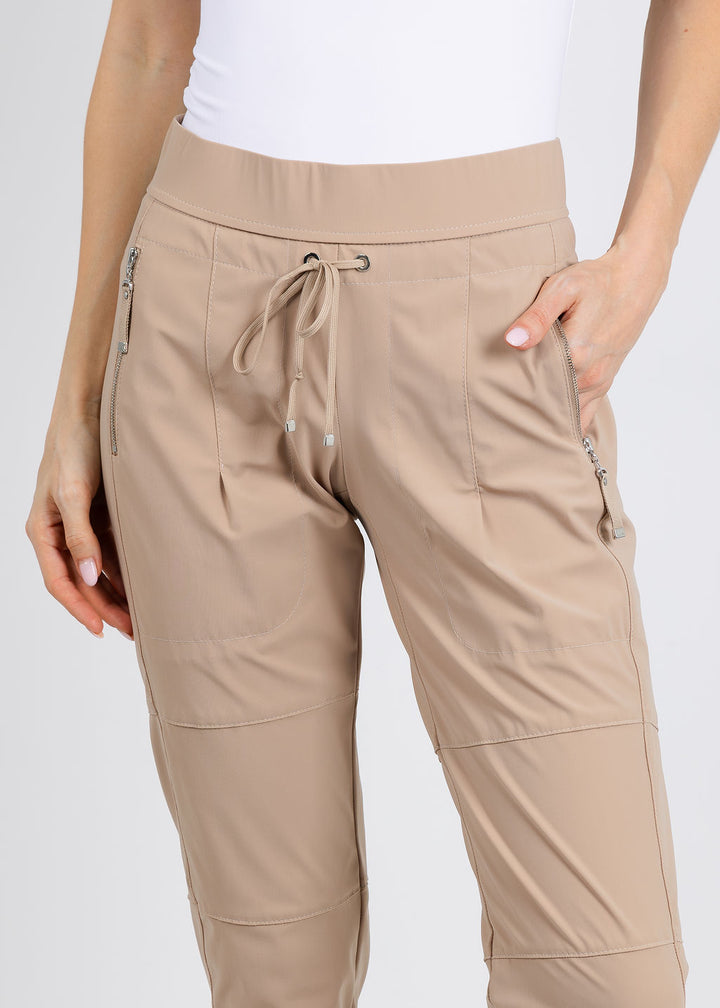 Raffaello Rossi Candy Pants in Warm Taupe available at Barbara Katz