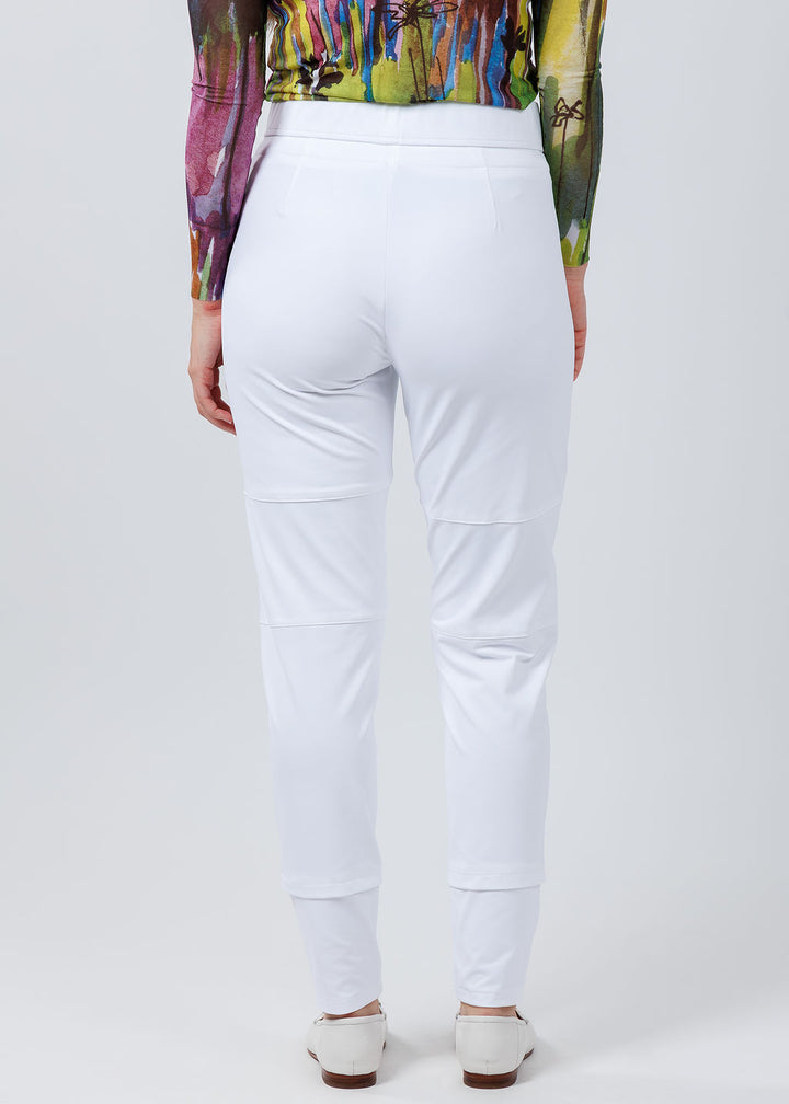 Raffaello Rossi Candy Pants  in White available at Barbara Katz 
