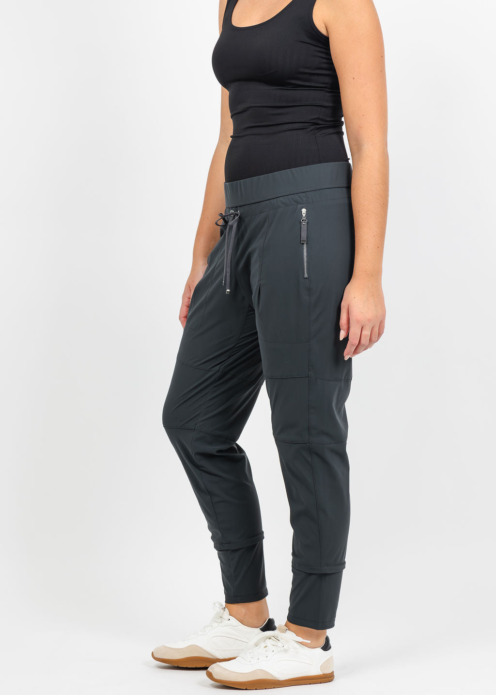 Raffaello Rossi Candy Pants in Slate Grey available at Barbara Katz
