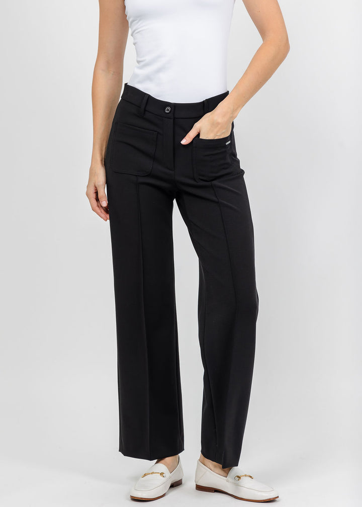 Raffaello Rossi Miley Techno Stretch Pant in Black available at Barbara Katz