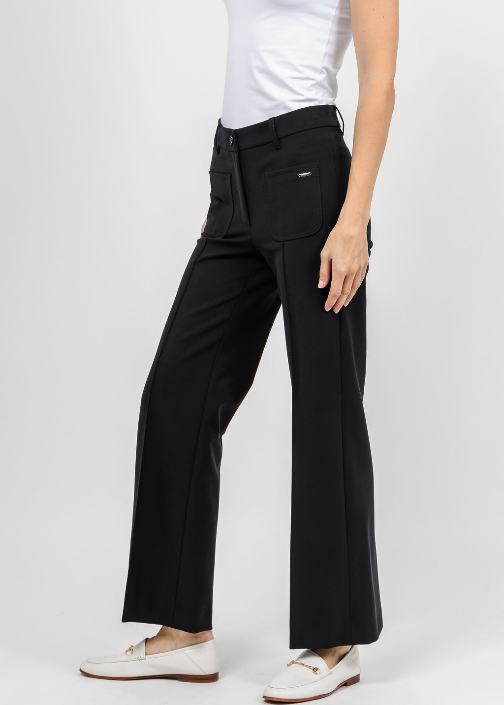 Raffaello Rossi Miley Techno Stretch Pant in Black available at Barbara Katz