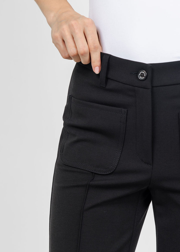 Raffaello Rossi Miley Techno Stretch Pant in Black available at Barbara Katz